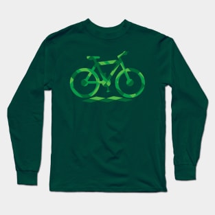 Green Bike Long Sleeve T-Shirt